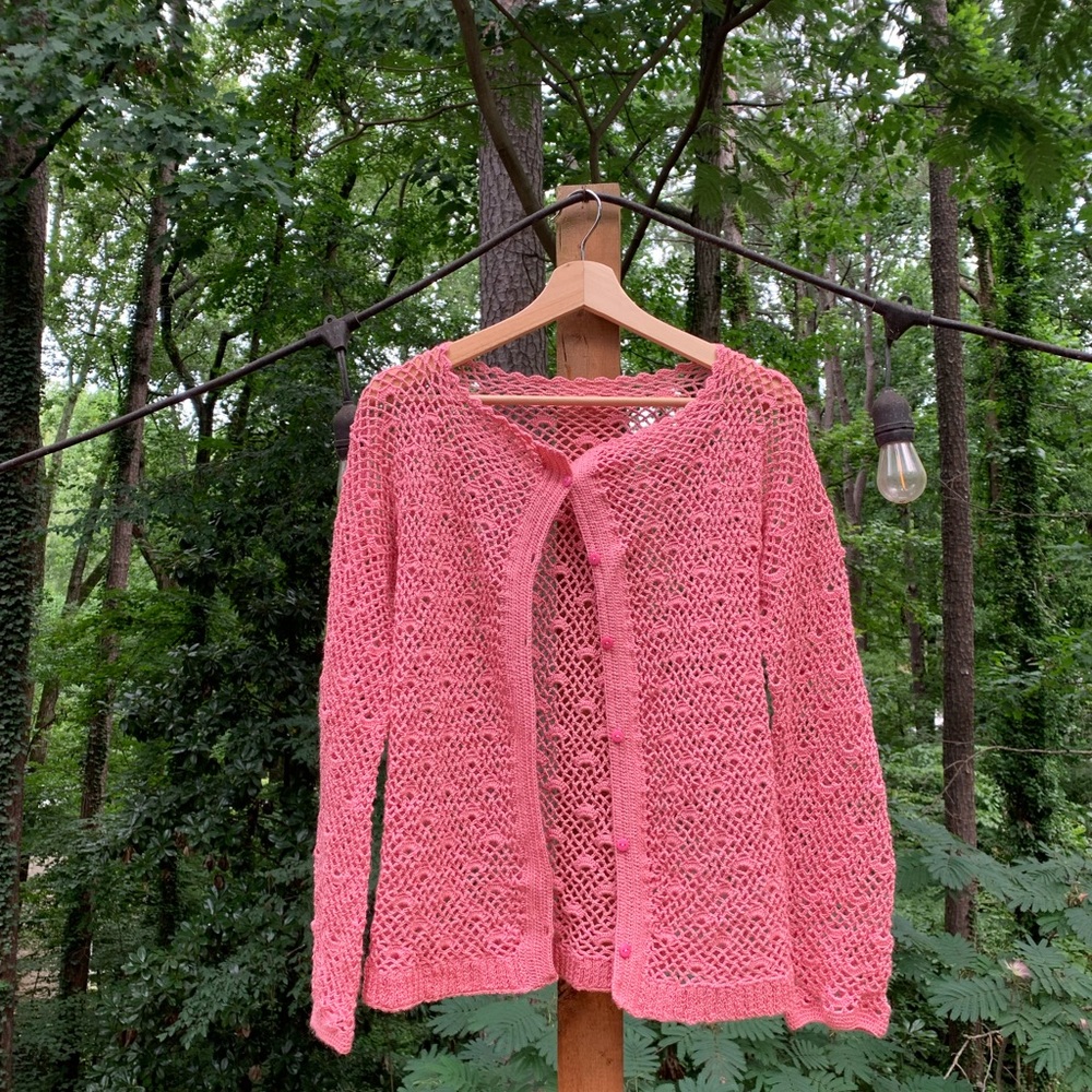 Vintage Crochet Cardigan